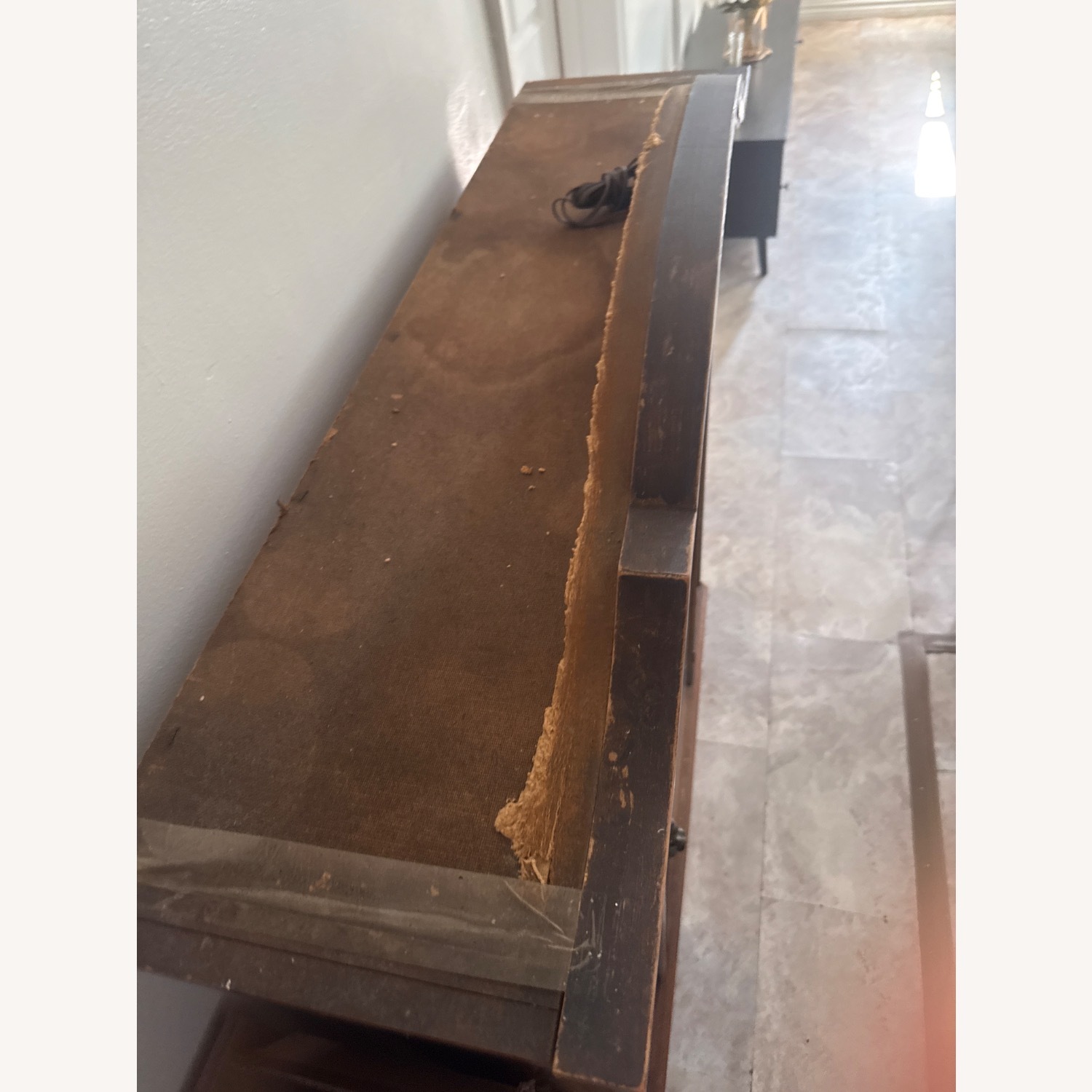 Antique Glass Door Cabinet With Interior Lighting - image-2