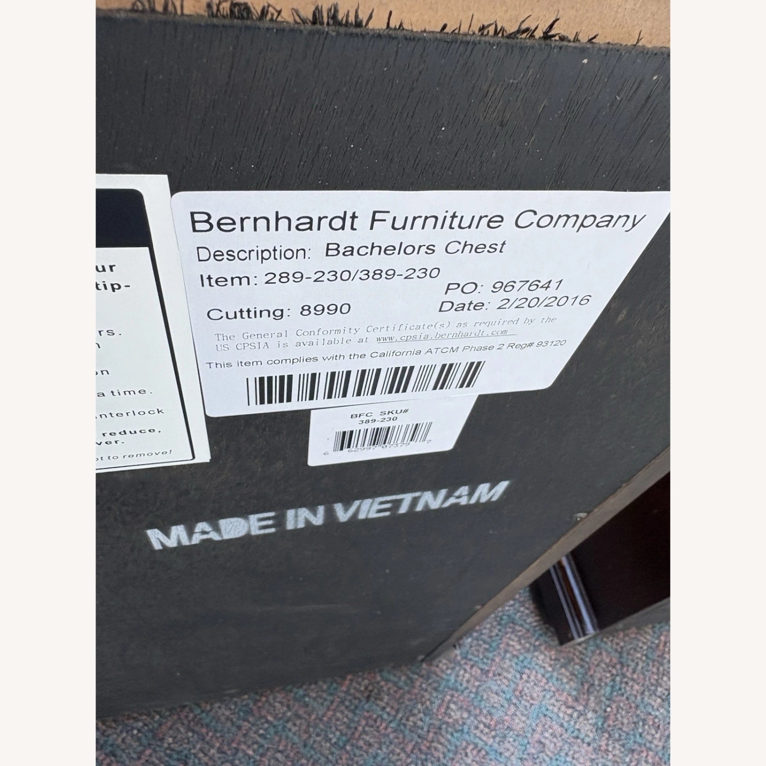  Pair of BERNHARDT Modern Nightstand - image-9