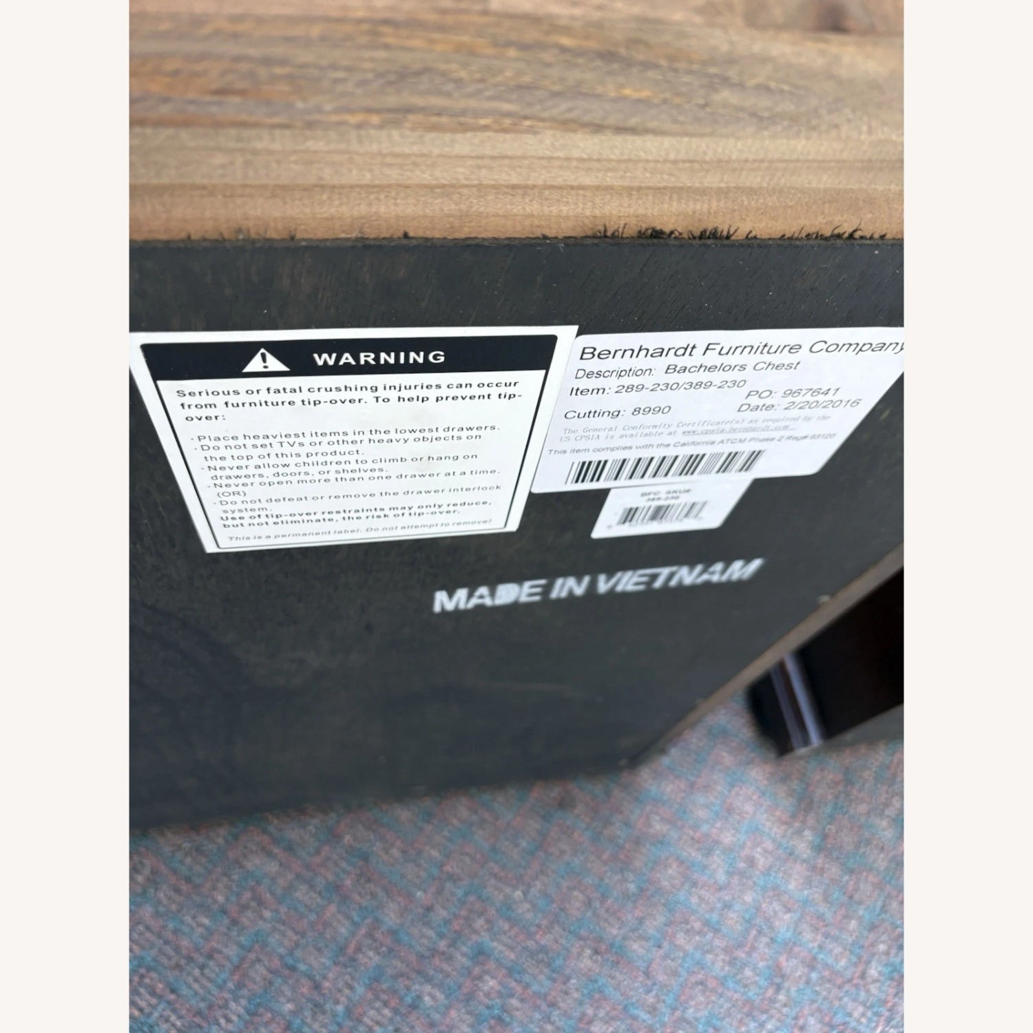  Pair of BERNHARDT Modern Nightstand - image-10