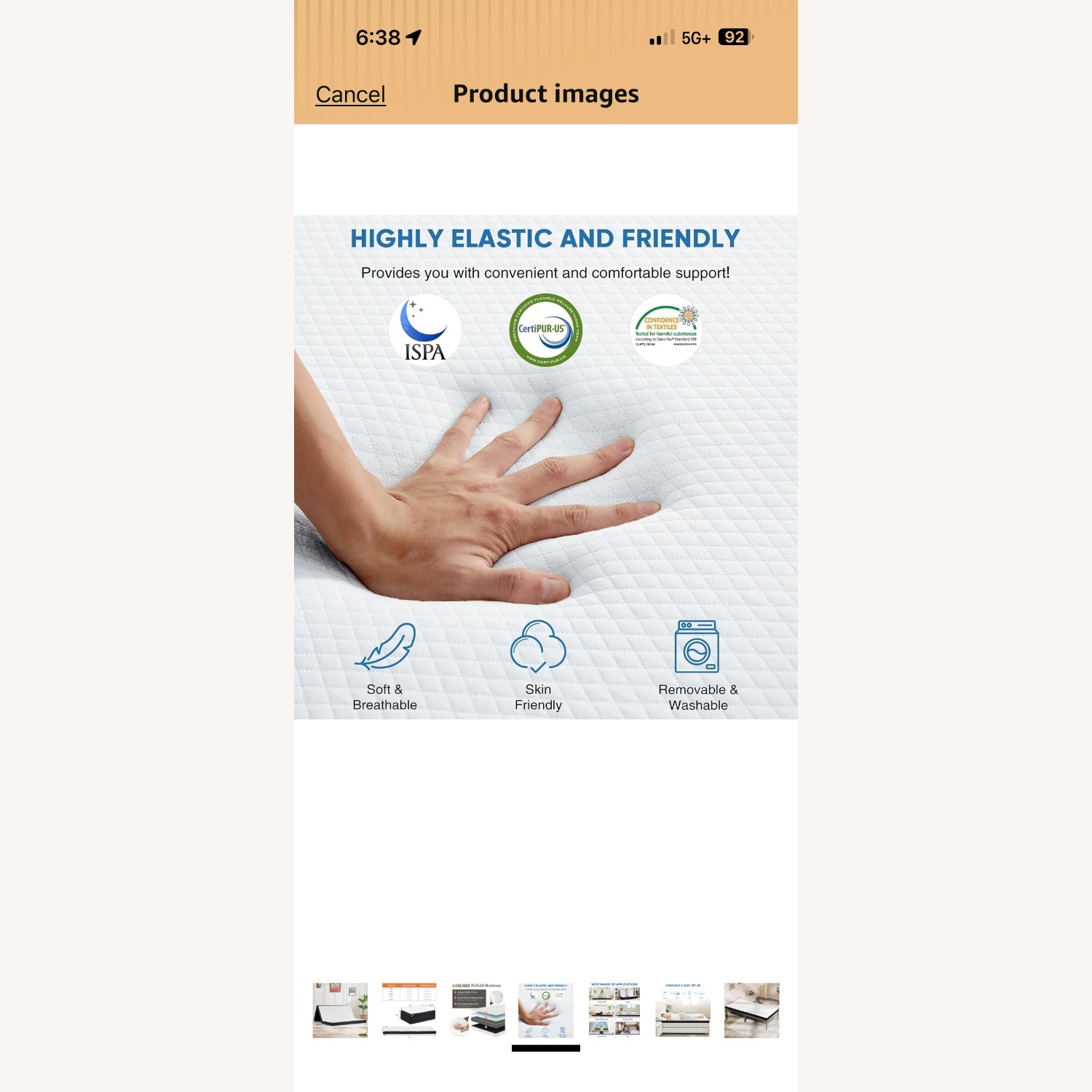 Folding Bed Metal Frame - image-8