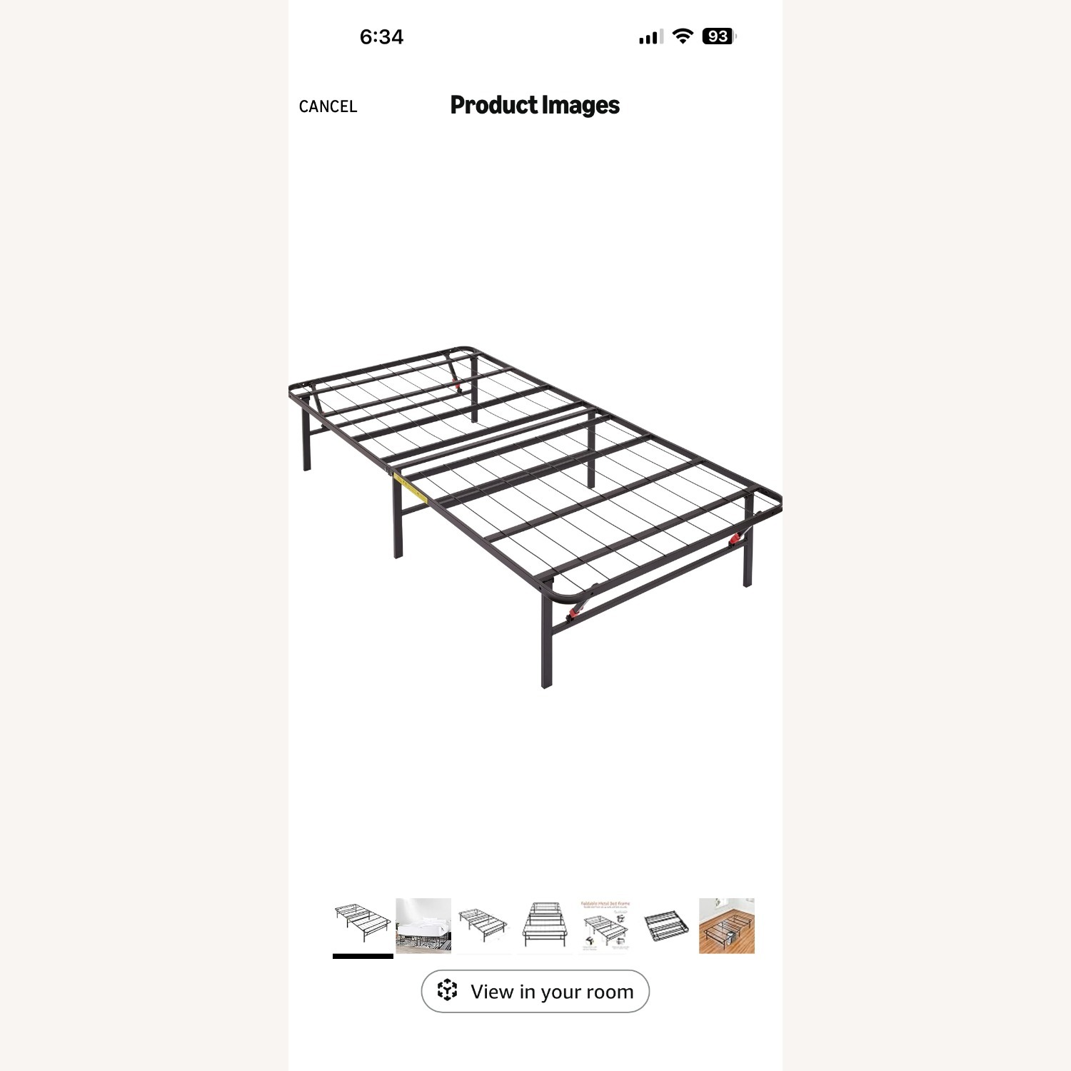 Folding Bed Metal Frame - image-5