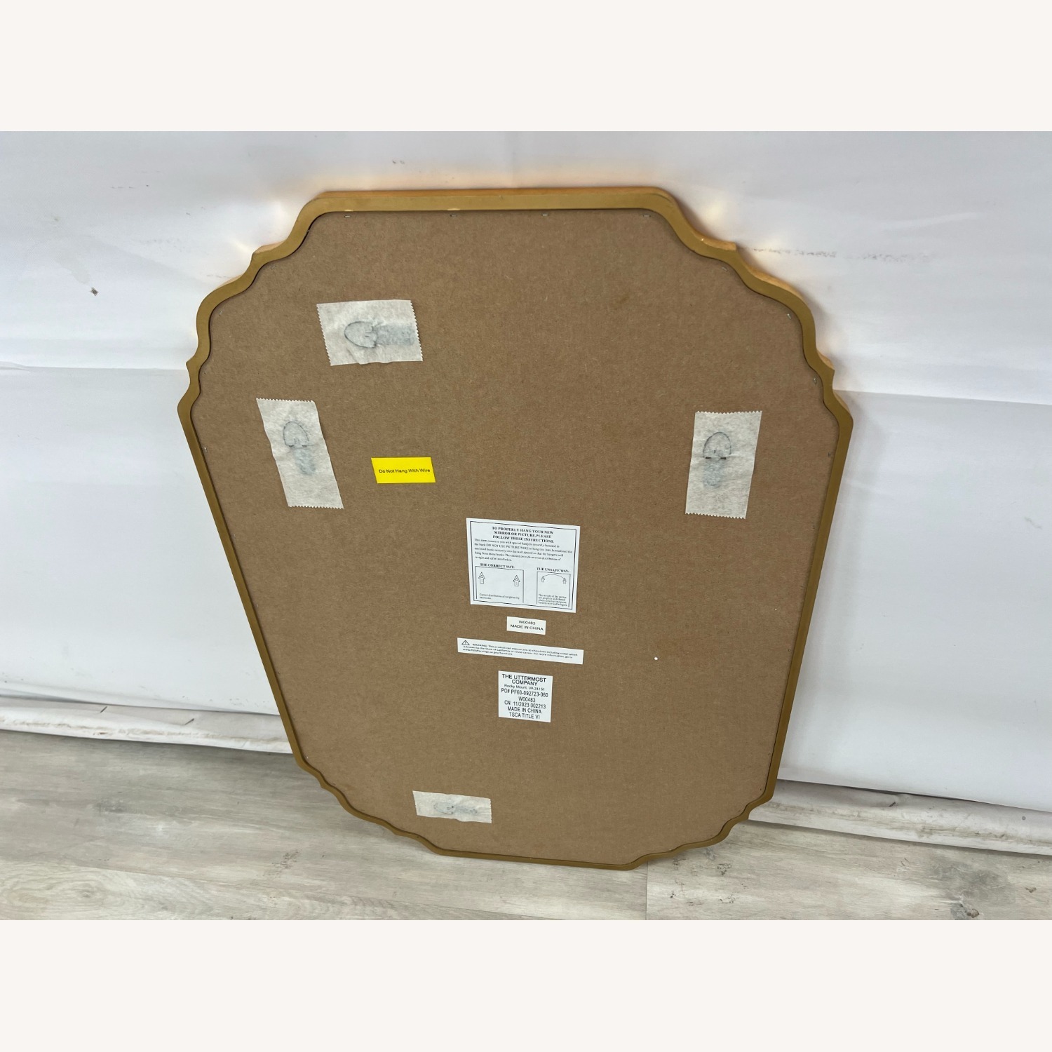 Coleman Furniture Metallic Gold Leaf Mirror by Uttermost - image-5