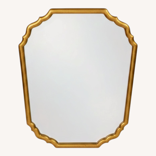 Used Coleman Furniture Metallic Gold Leaf Mirror by Uttermost for sale on AptDeco