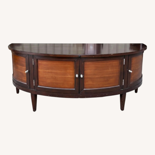 Used Sligh Brand Demilune Entertainment Console for sale on AptDeco