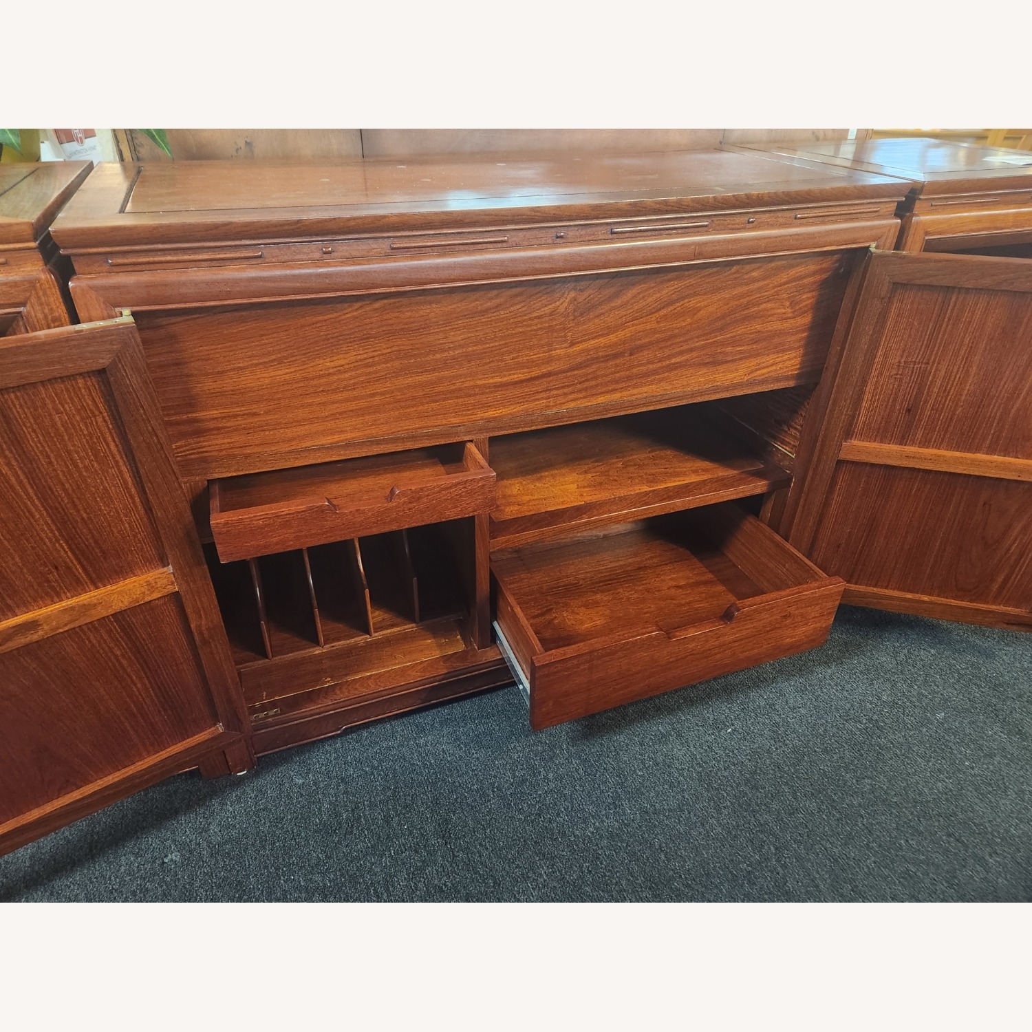 1960's George Zee 3PC Rosewood Stereo Cabinet - image-17