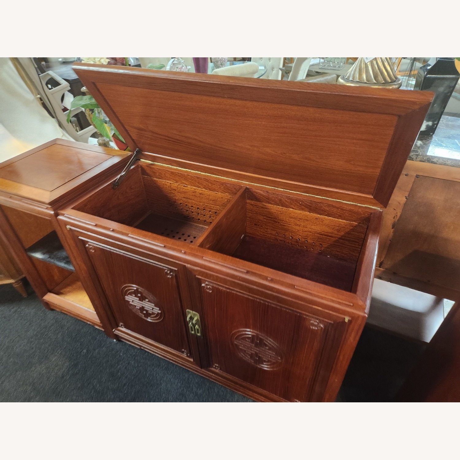 1960's George Zee 3PC Rosewood Stereo Cabinet - image-11