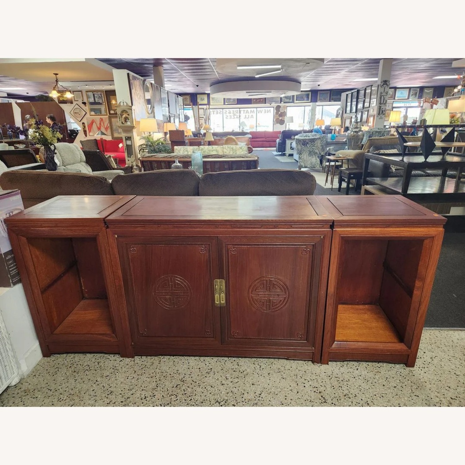 1960's George Zee 3PC Rosewood Stereo Cabinet - image-2