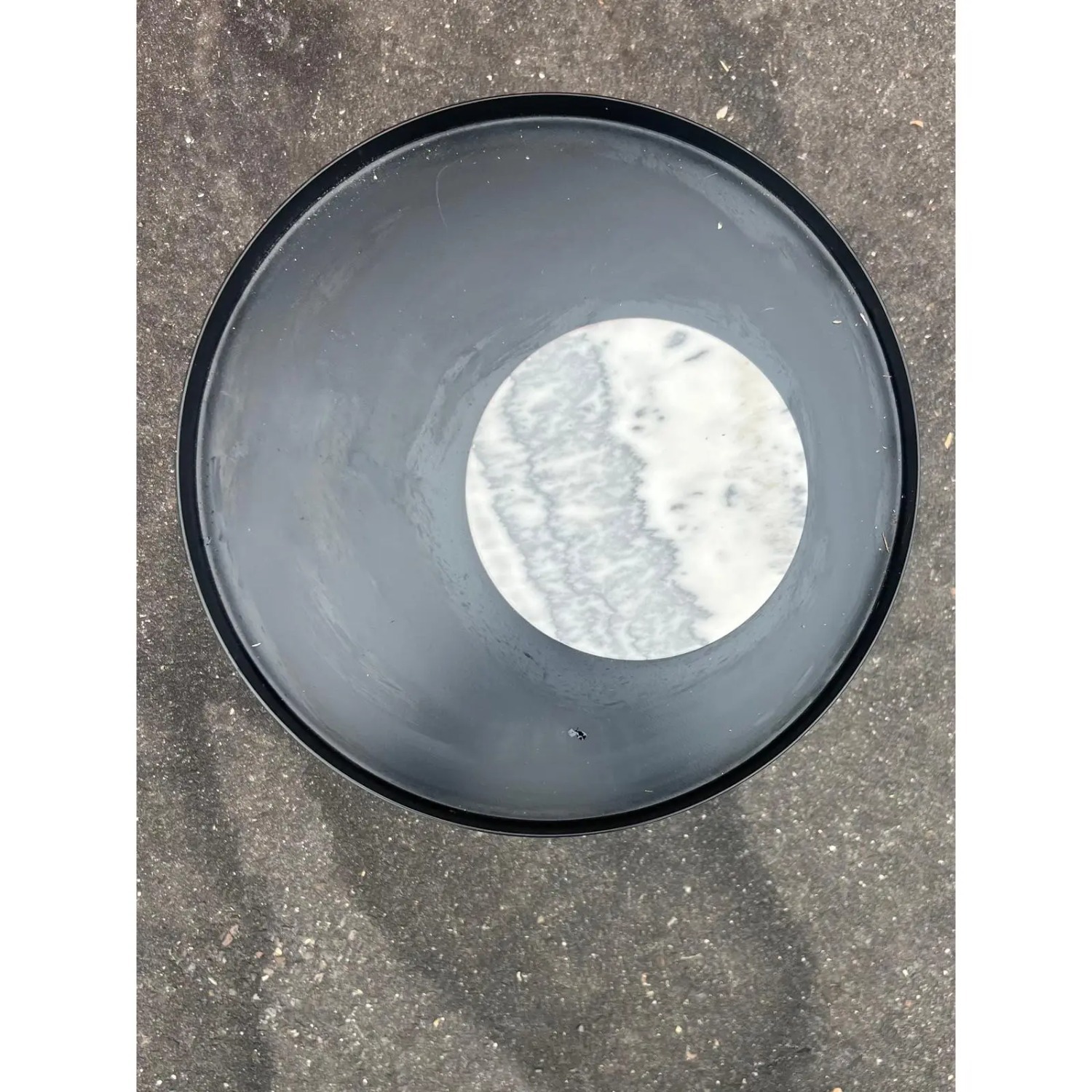 Modern Deco Style, Metal and Marble Accent Table - image-4