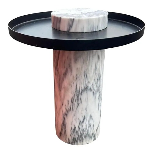 Used Modern Deco Style, Metal and Marble Accent Table for sale on AptDeco
