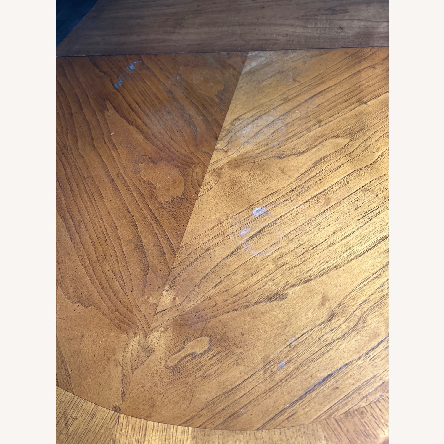 Dark Brown Wood Dining Table - image-4