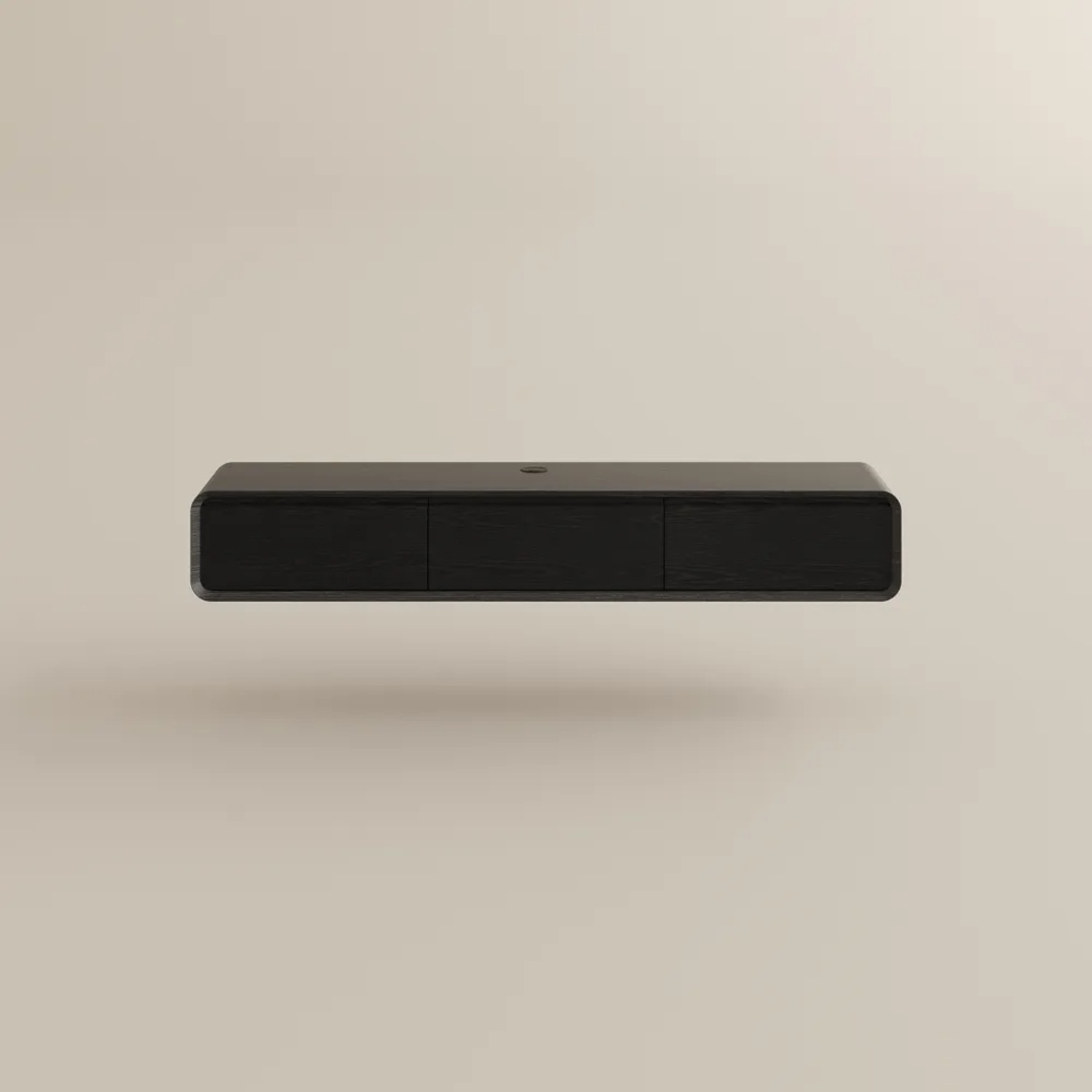 Black Wood Media Storage - image-4