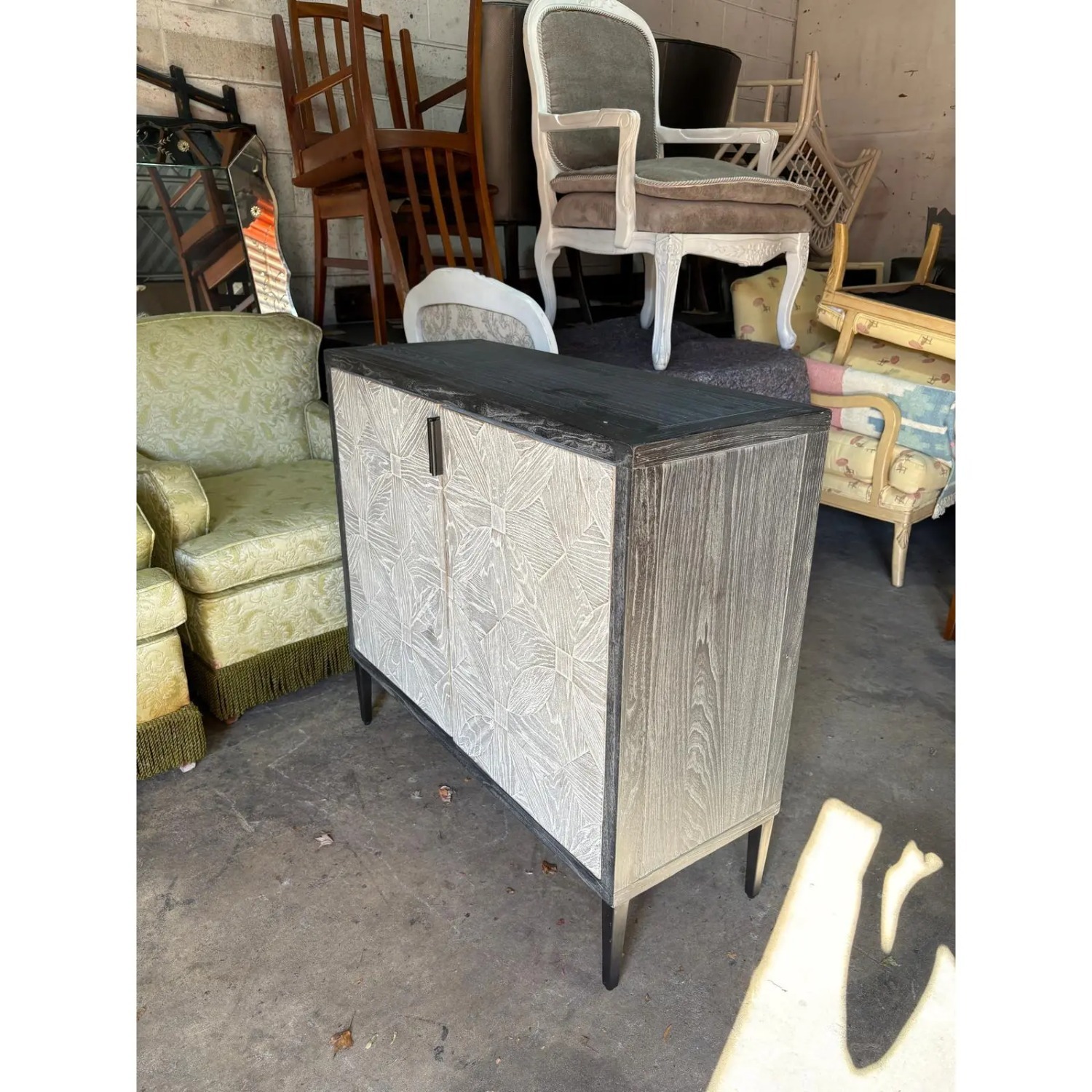 Uttermost Carved Wood Accent Cabinet  - image-3