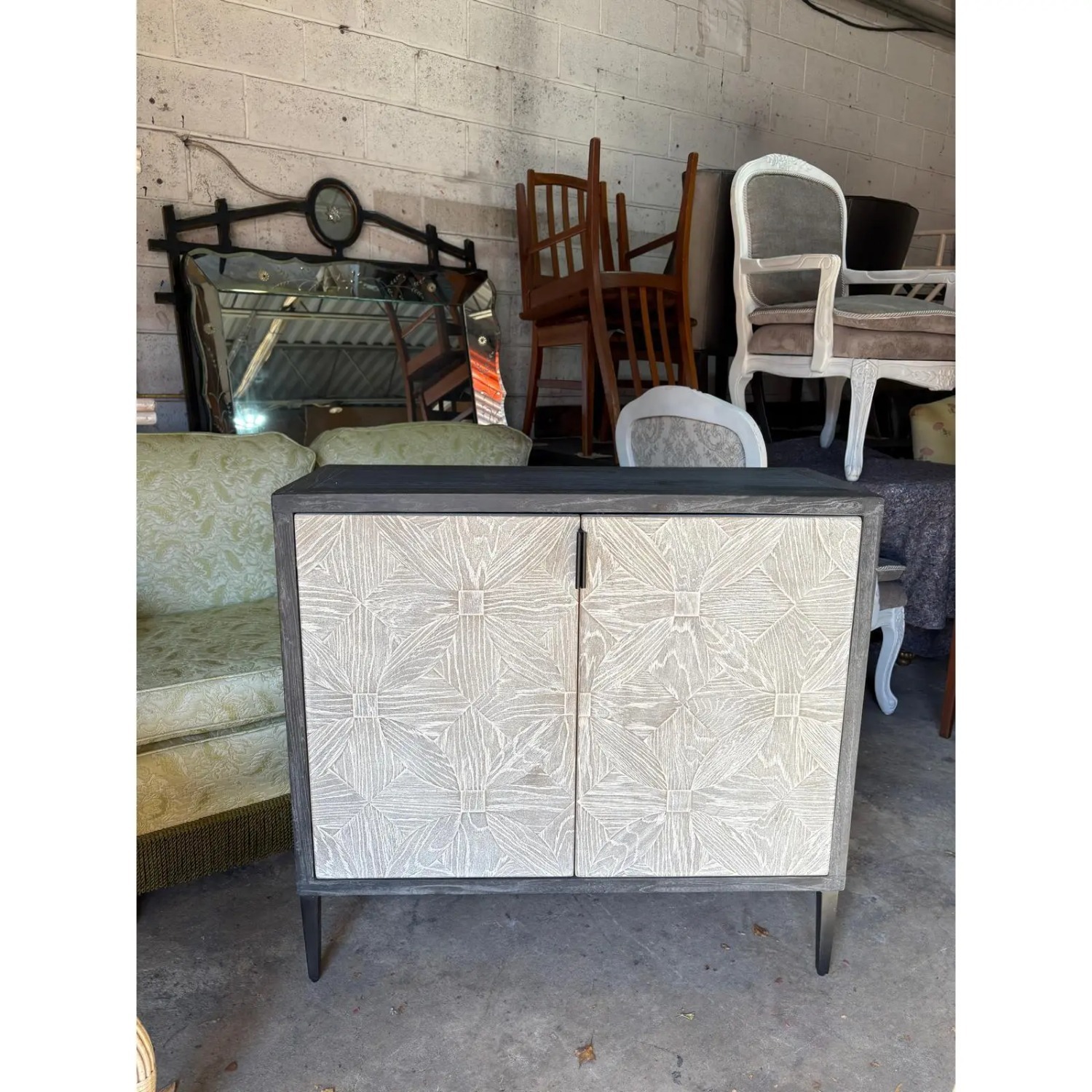 Uttermost Carved Wood Accent Cabinet  - image-2