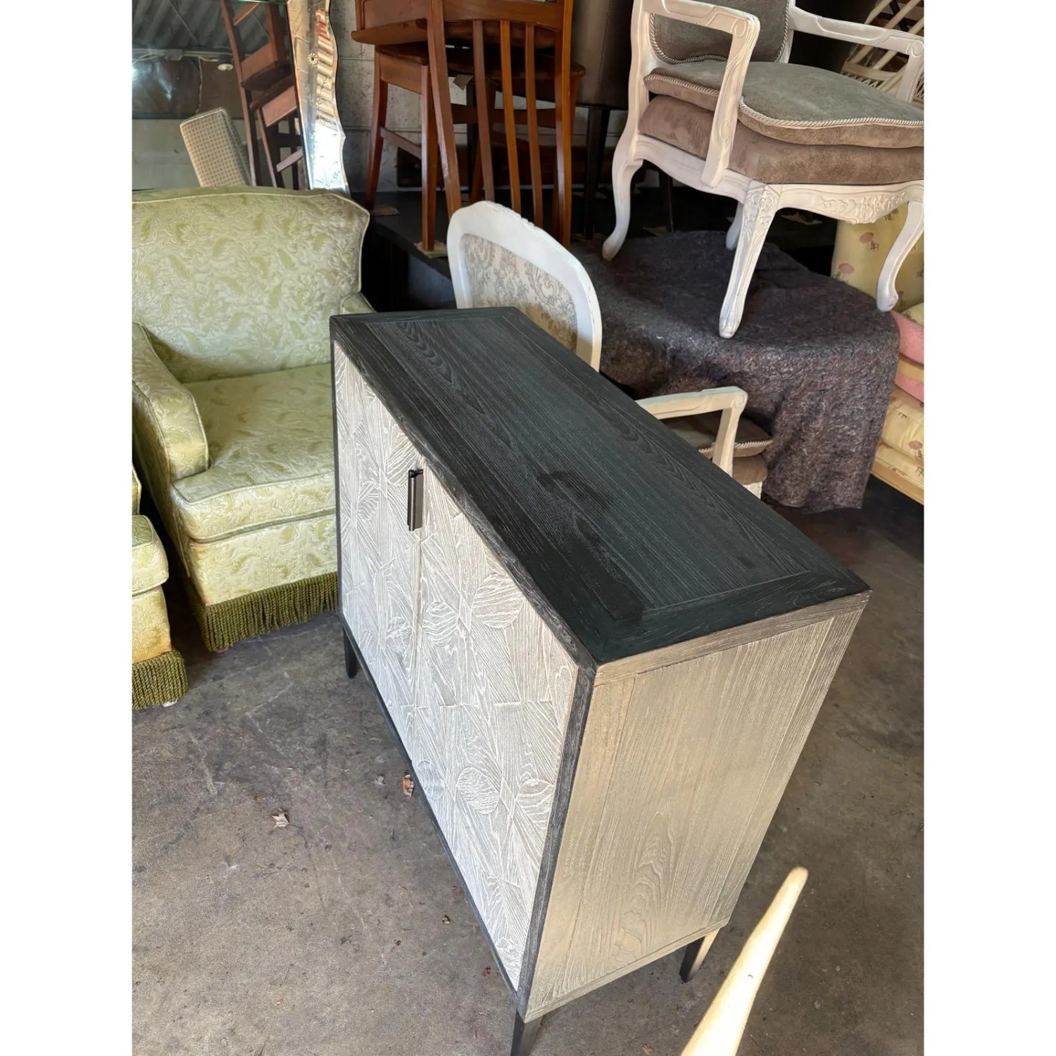 Uttermost Carved Wood Accent Cabinet  - image-9