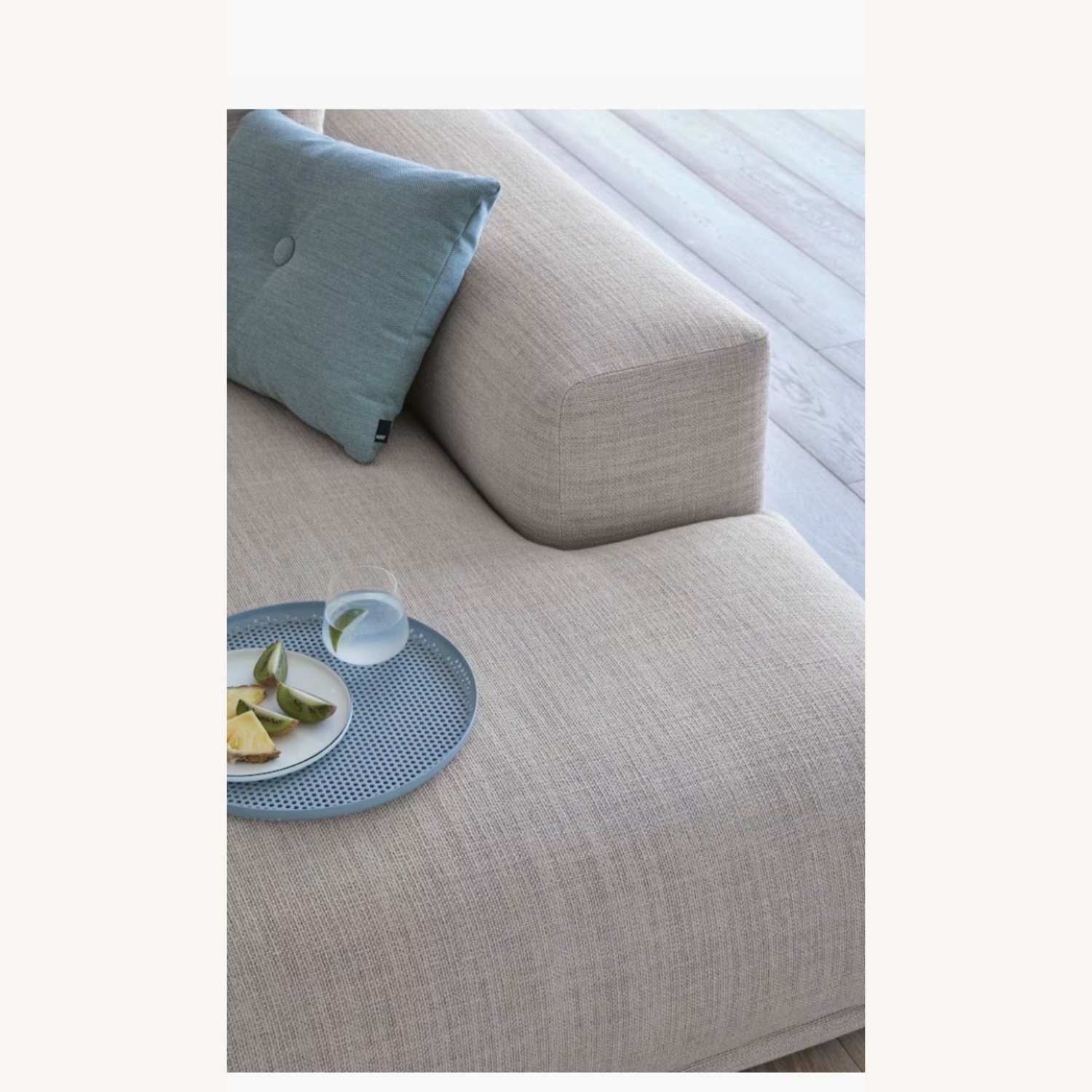 Design With in Reach Kelston Pebbles Leather Sectional  - image-4