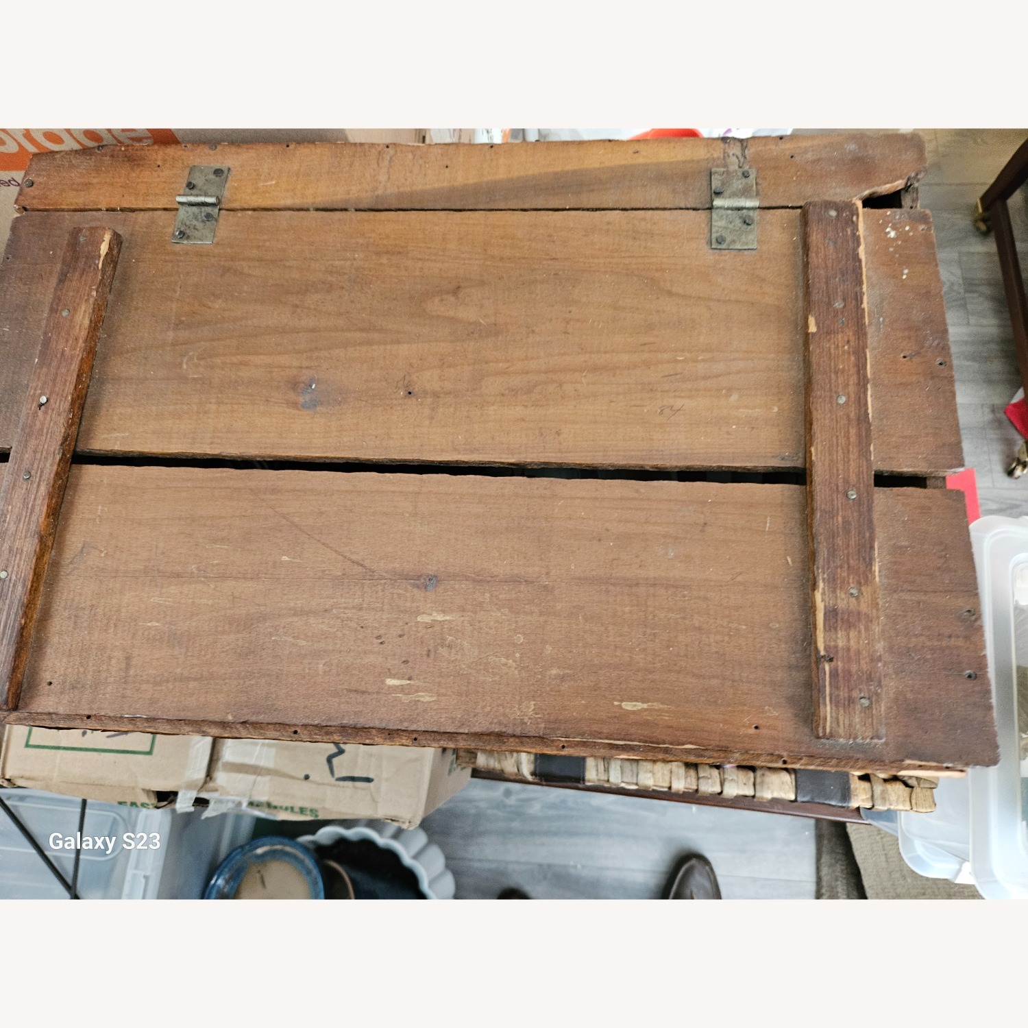 Vintage/Antique Finds Wood Chest - image-2