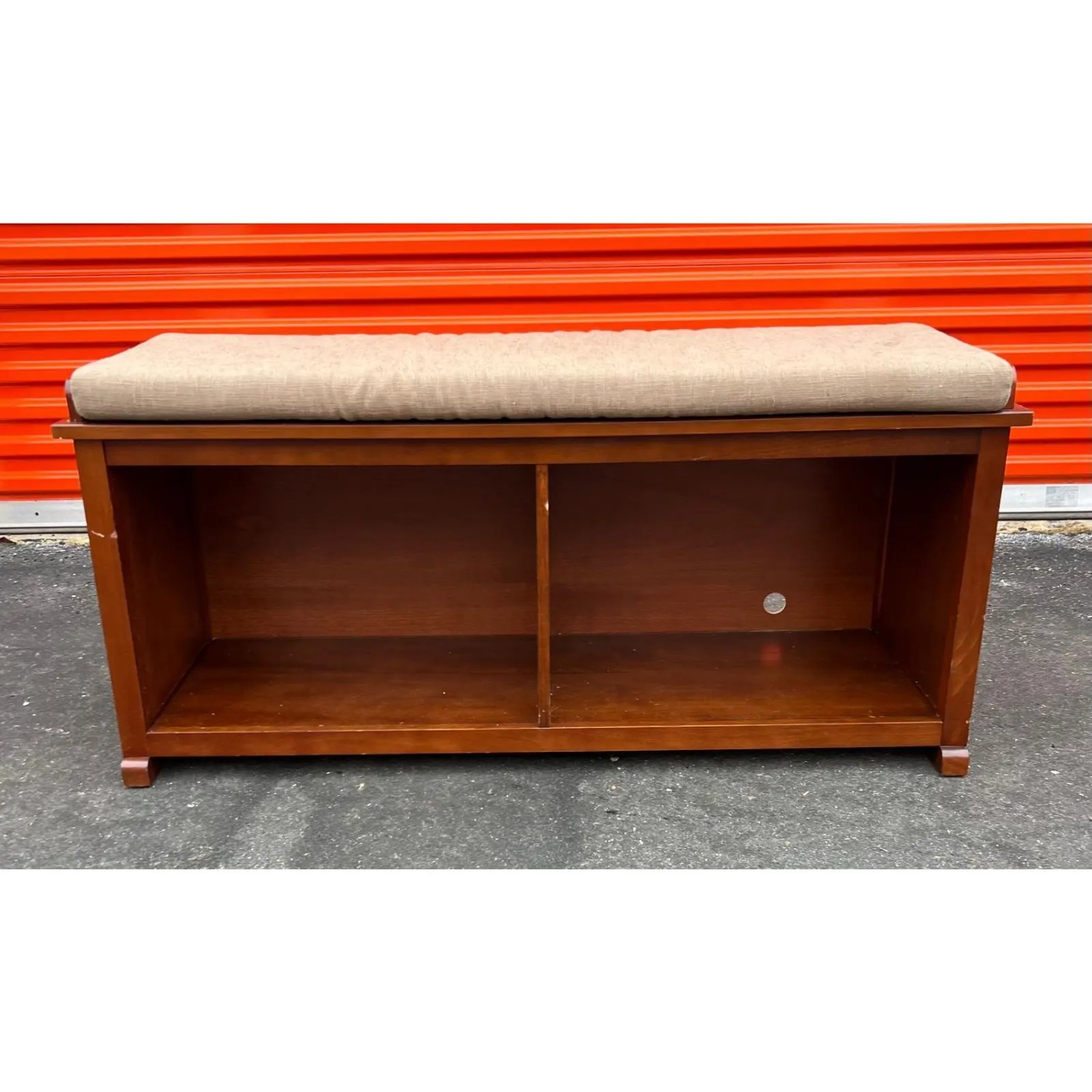 Storage Bench with Padded Seat - image-2