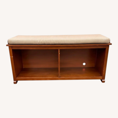 Used Storage Bench with Padded Seat for sale on AptDeco