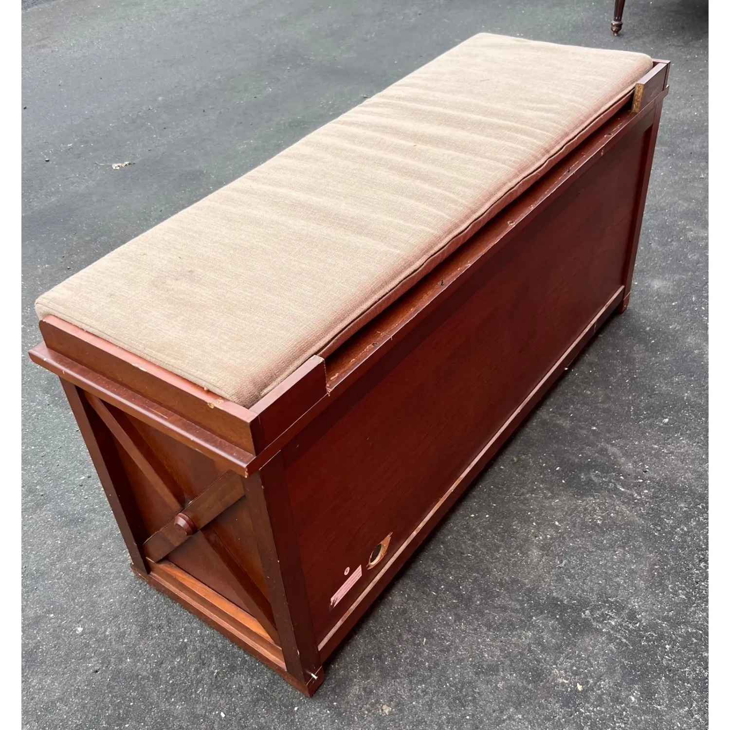 Storage Bench with Padded Seat - image-3