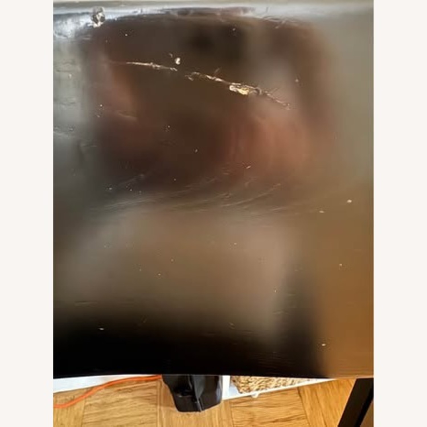 West Elm Rustic Dark Brown Wood Stools - image-5