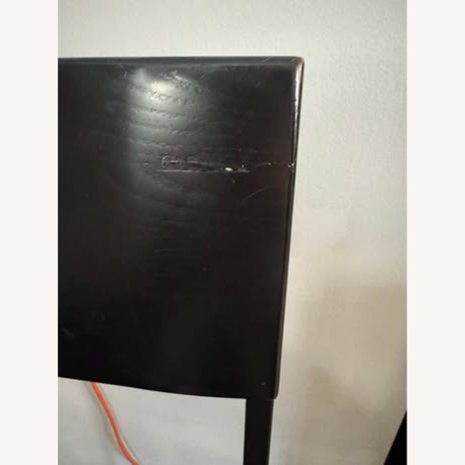 West Elm Rustic Dark Brown Wood Stools - image-3