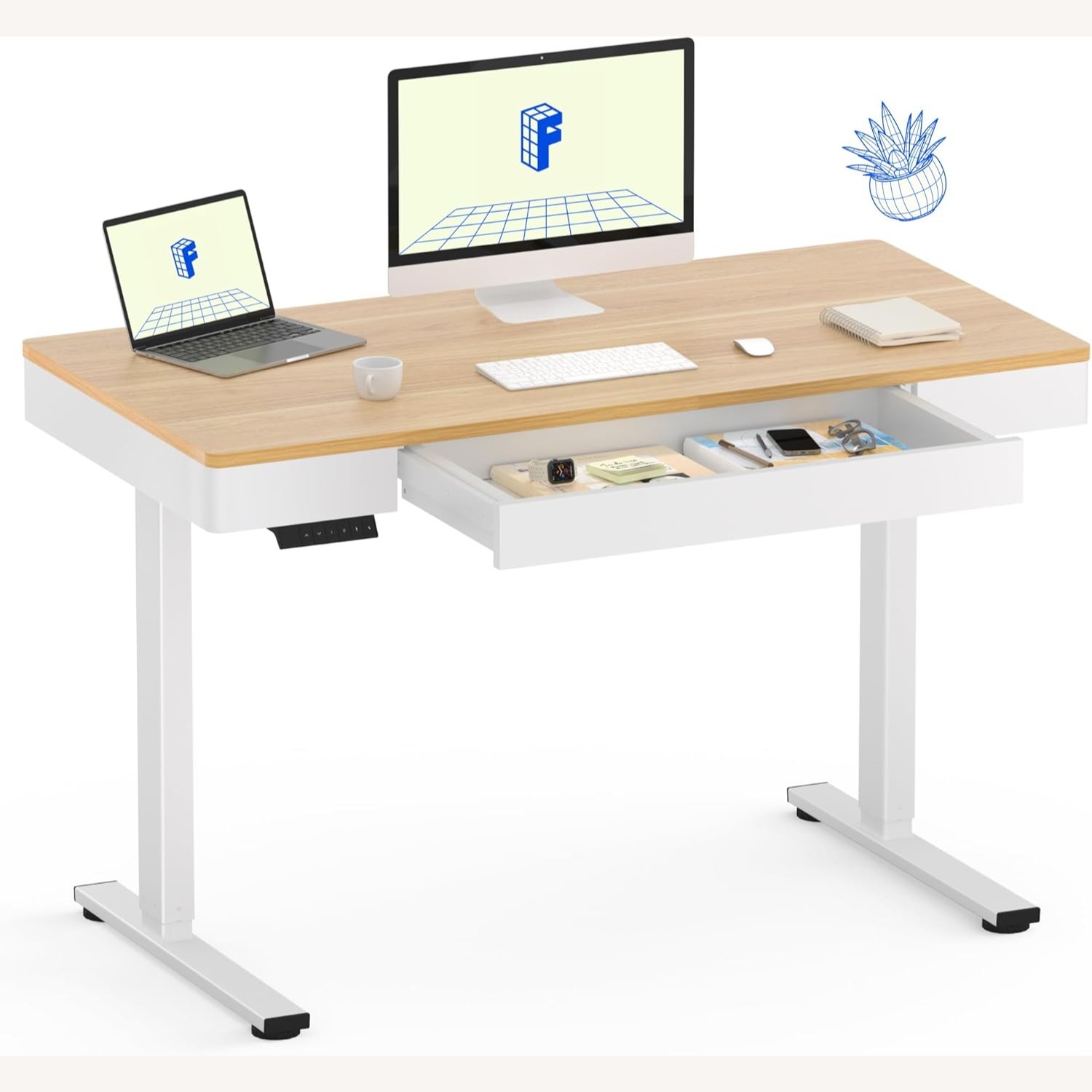 Flexispot Desk with Storage - image-1
