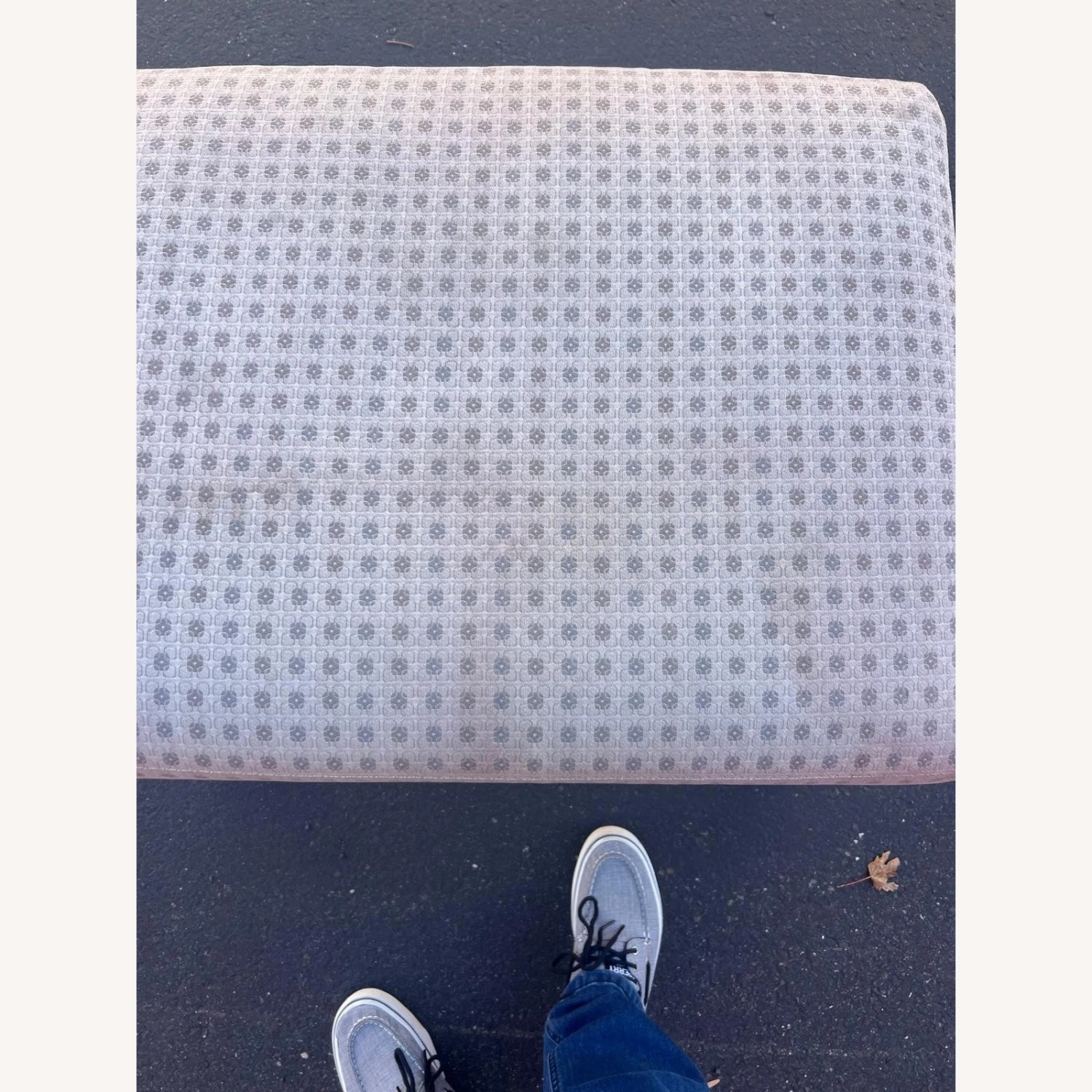 Wingback Accent Chair & Matching Ottoman - image-7