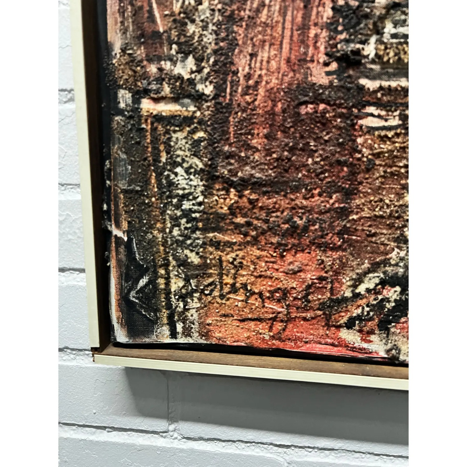 2 Georges Ebrin Adingra “Totems” MCM Paintings - image-3