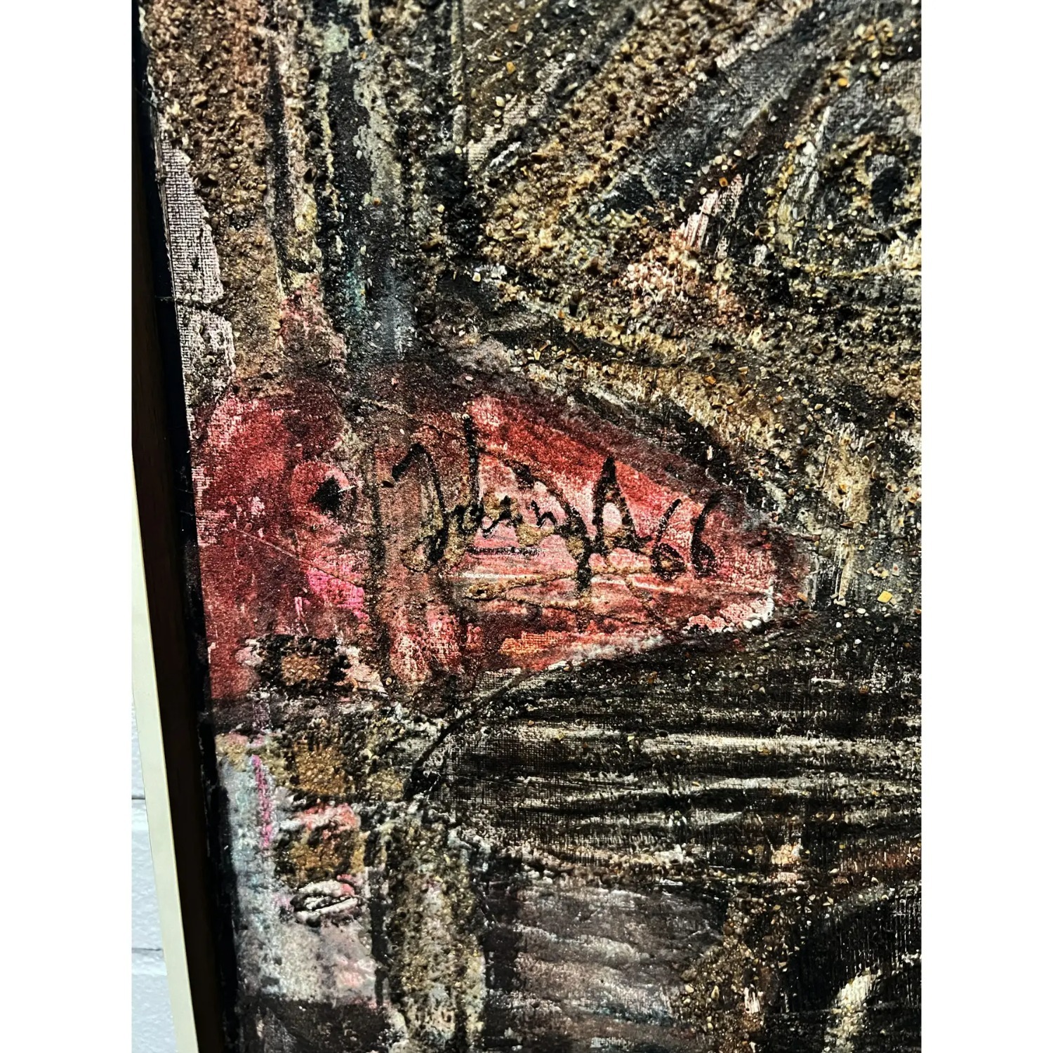 2 Georges Ebrin Adingra “Totems” MCM Paintings - image-10