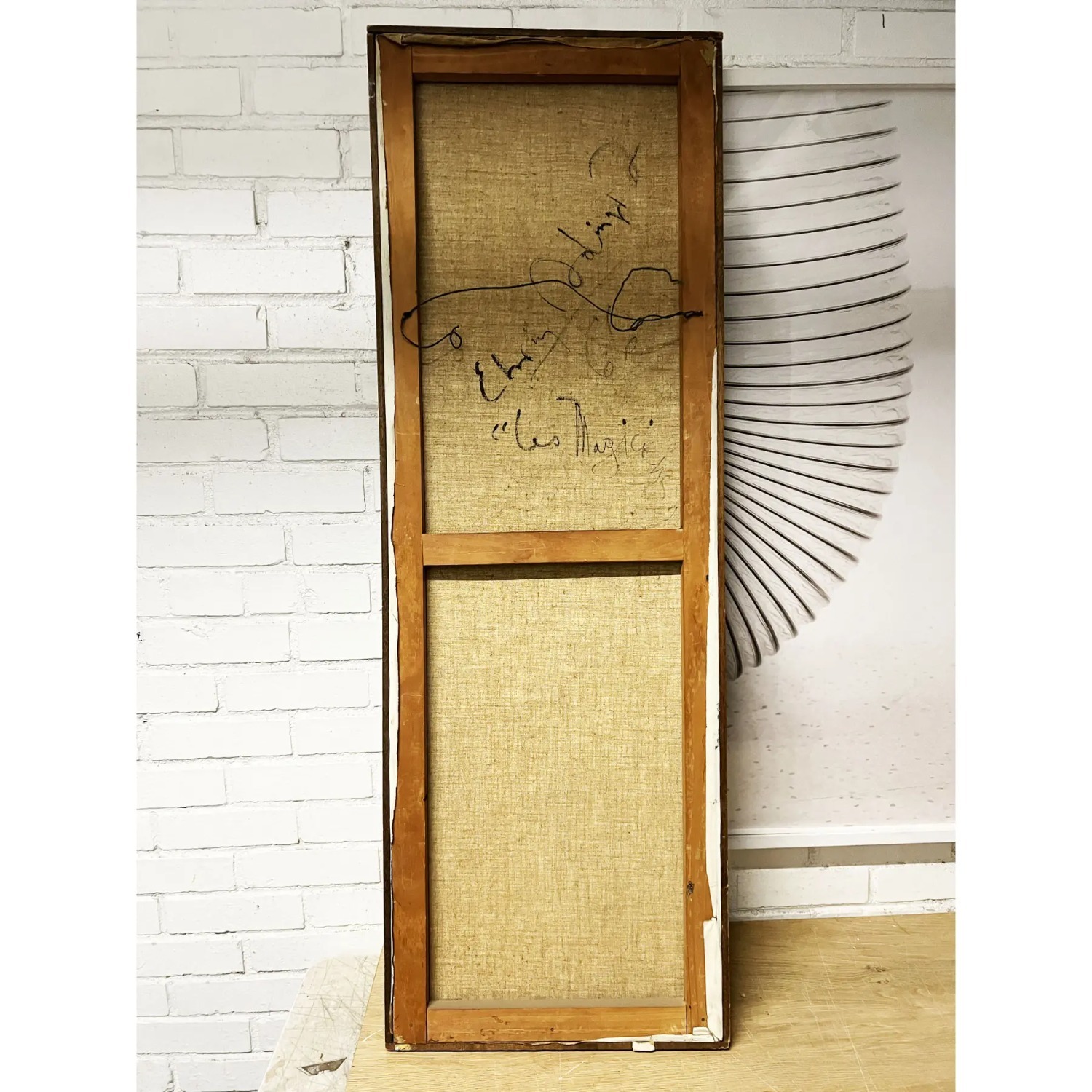 2 Georges Ebrin Adingra “Totems” MCM Paintings - image-6