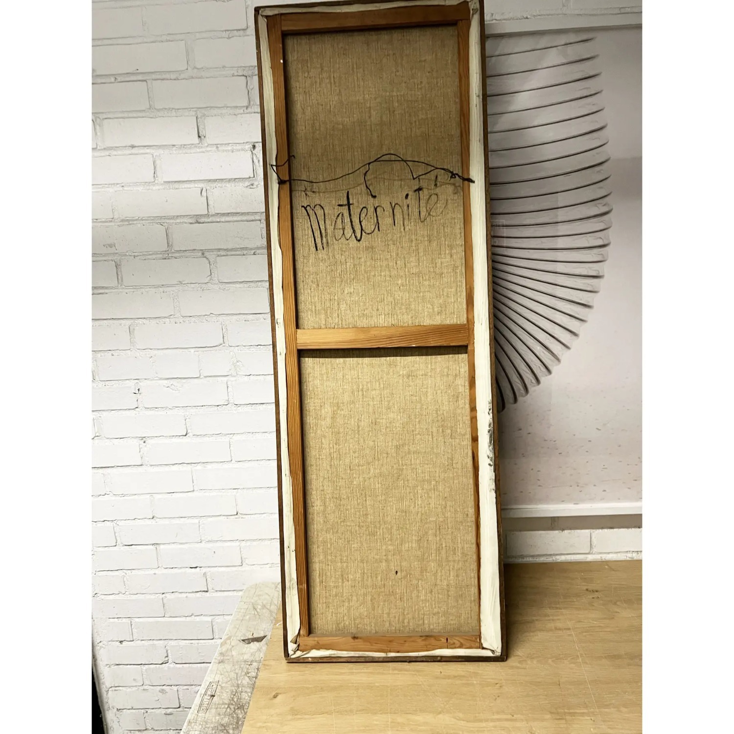 2 Georges Ebrin Adingra “Totems” MCM Paintings - image-11