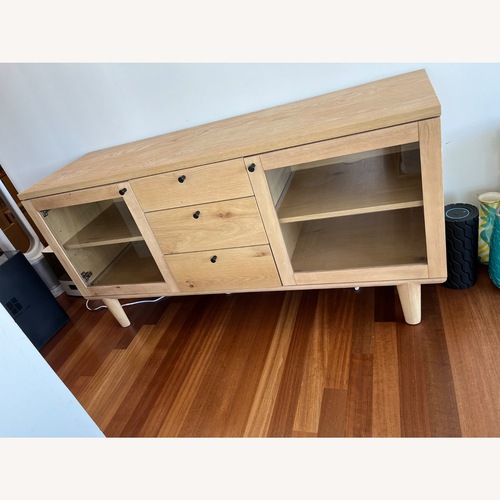 Used West Elm Whitman Glass Buffet (60") for sale on AptDeco