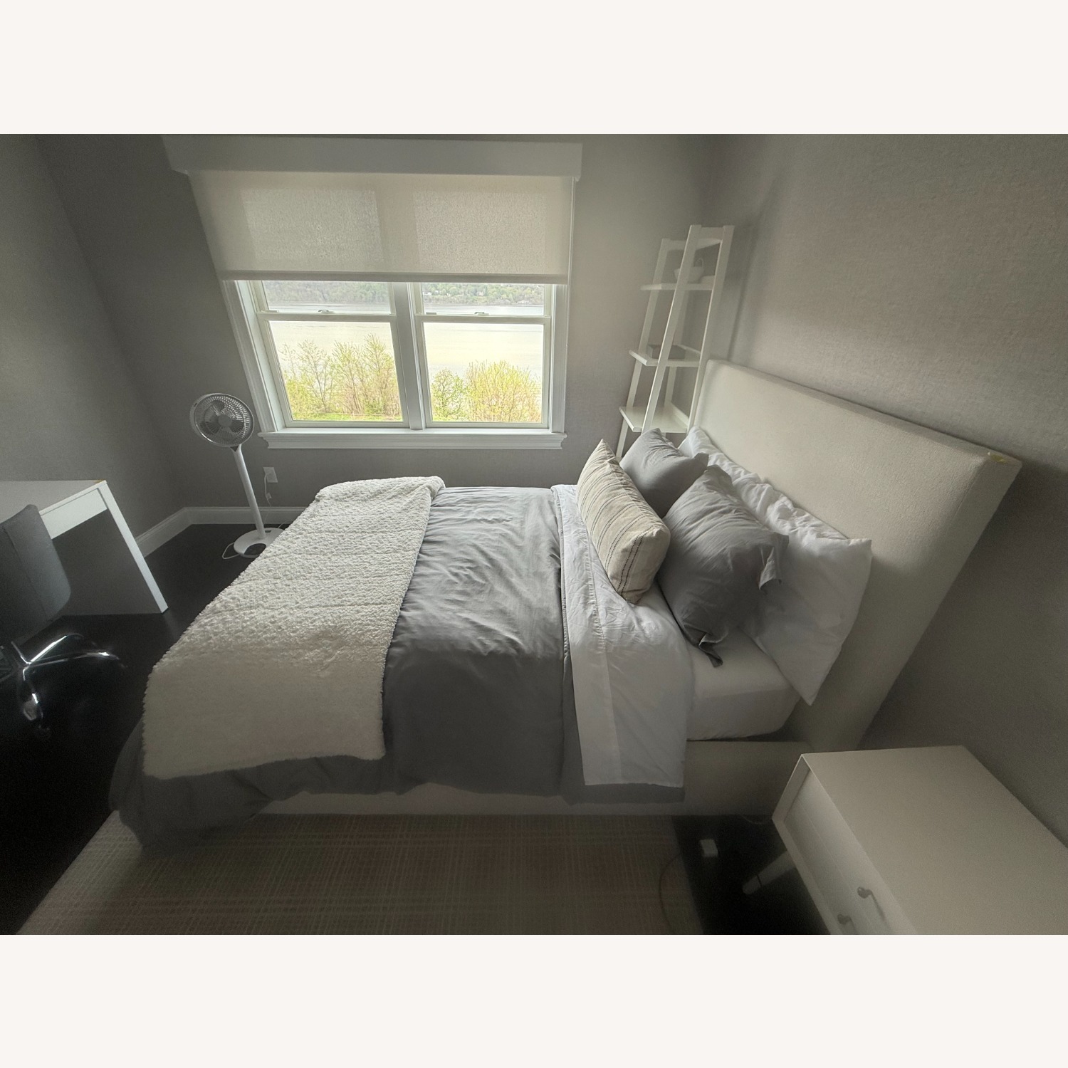 Room & Board Avery Light Gray Full Bed - image-3