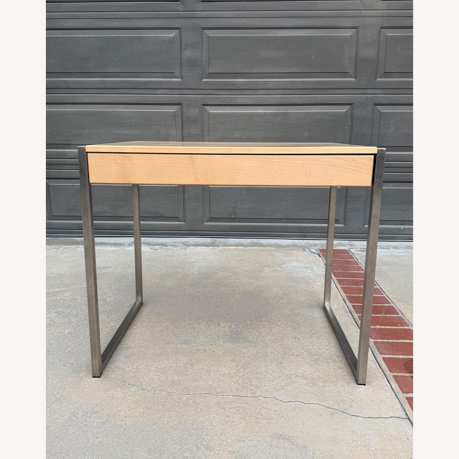 Room & Board Basis Wood Desk - Maple & Graphite - image-6