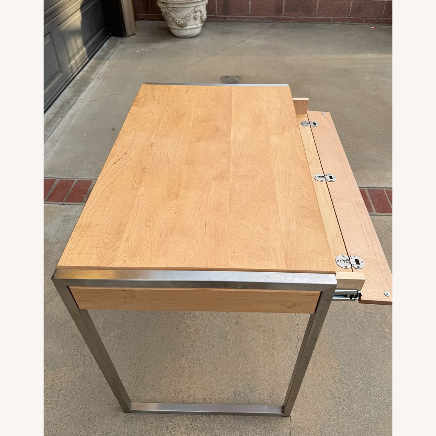 Room & Board Basis Wood Desk - Maple & Graphite - image-3