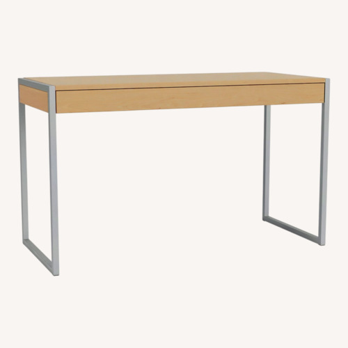 Used Room & Board Basis Wood Desk - Maple & Graphite for sale on AptDeco