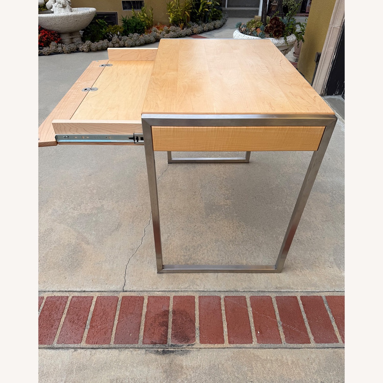 Room & Board Basis Wood Desk - Maple & Graphite - image-2