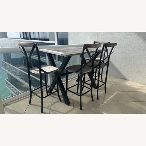 Used Garden Art Outdoor Table and Chair Set for sale on AptDeco