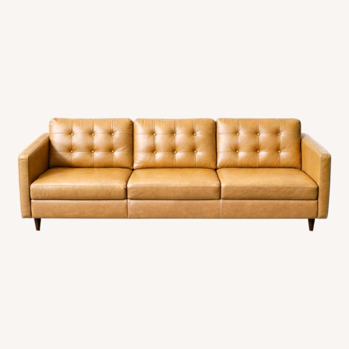 Used Genuine Leather Left Power Incliner Sofa for sale on AptDeco