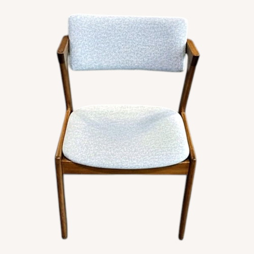 Used Light Gray Fabric Dining Chair for sale on AptDeco