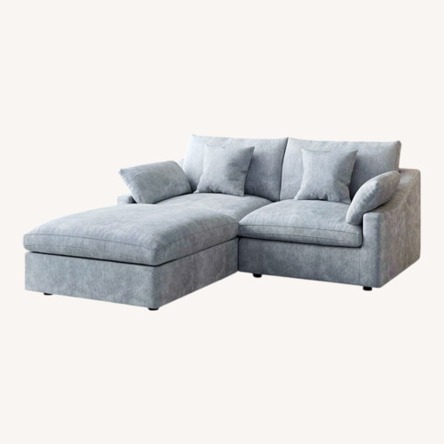 Used Bed Bath & Beyond Light Gray 3+ Piece Sectional for sale on AptDeco