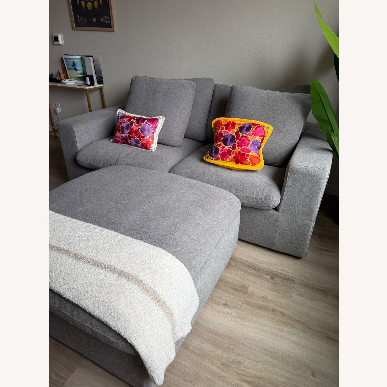 Bed Bath & Beyond Light Gray 3+ Piece Sectional - image-1