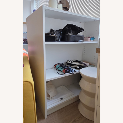 Used IKEA Billy White Wood Bookcase for sale on AptDeco