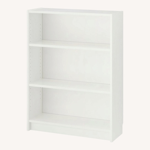 Used IKEA Billy White Wood Bookcase for sale on AptDeco