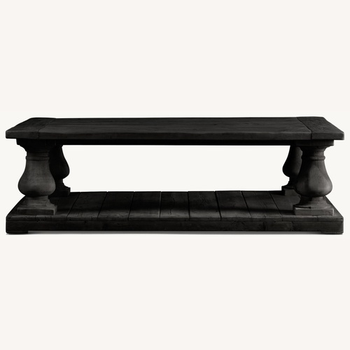 Used Restoration Hardware Balustrade Salvaged Wood Coffee Table for sale on AptDeco