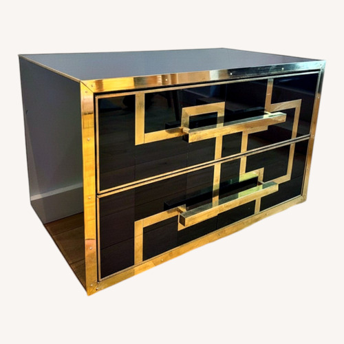 Used Black Glass Side Tables for sale on AptDeco