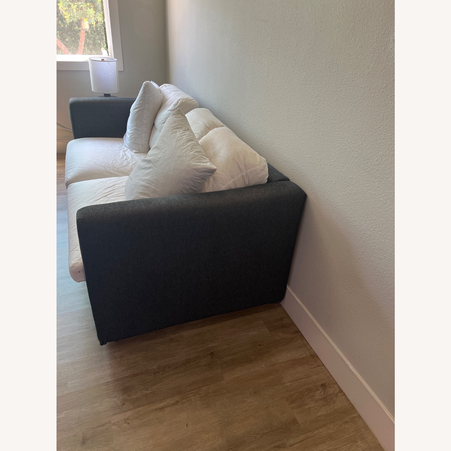 IKEA Dark Gray Fabric Sleeper Sofa - image-2
