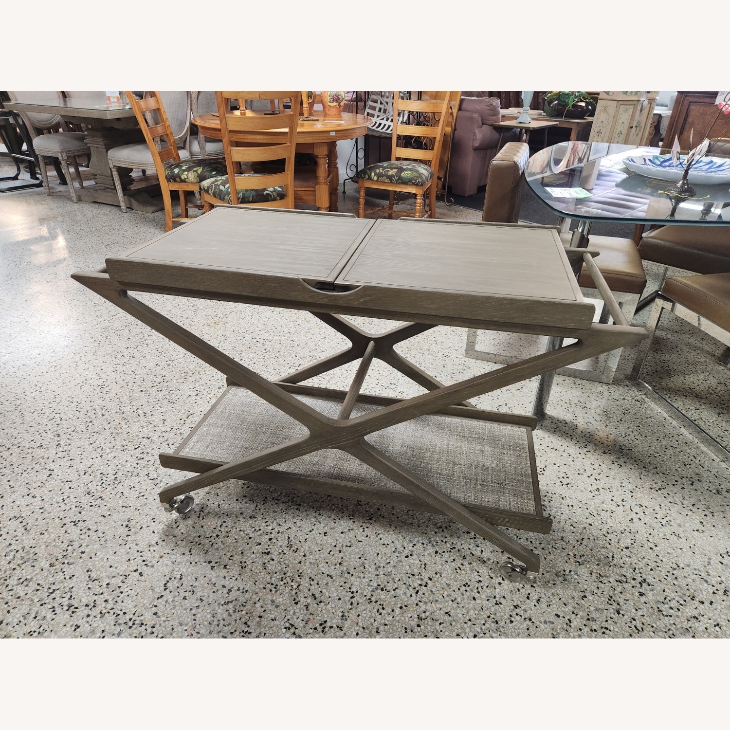 Light Gray Bar Cart Campaign Bar - image-7