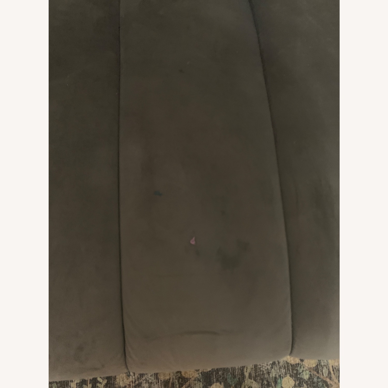 Modway Light Gray Velvet 3+ Seater Sofa - image-3