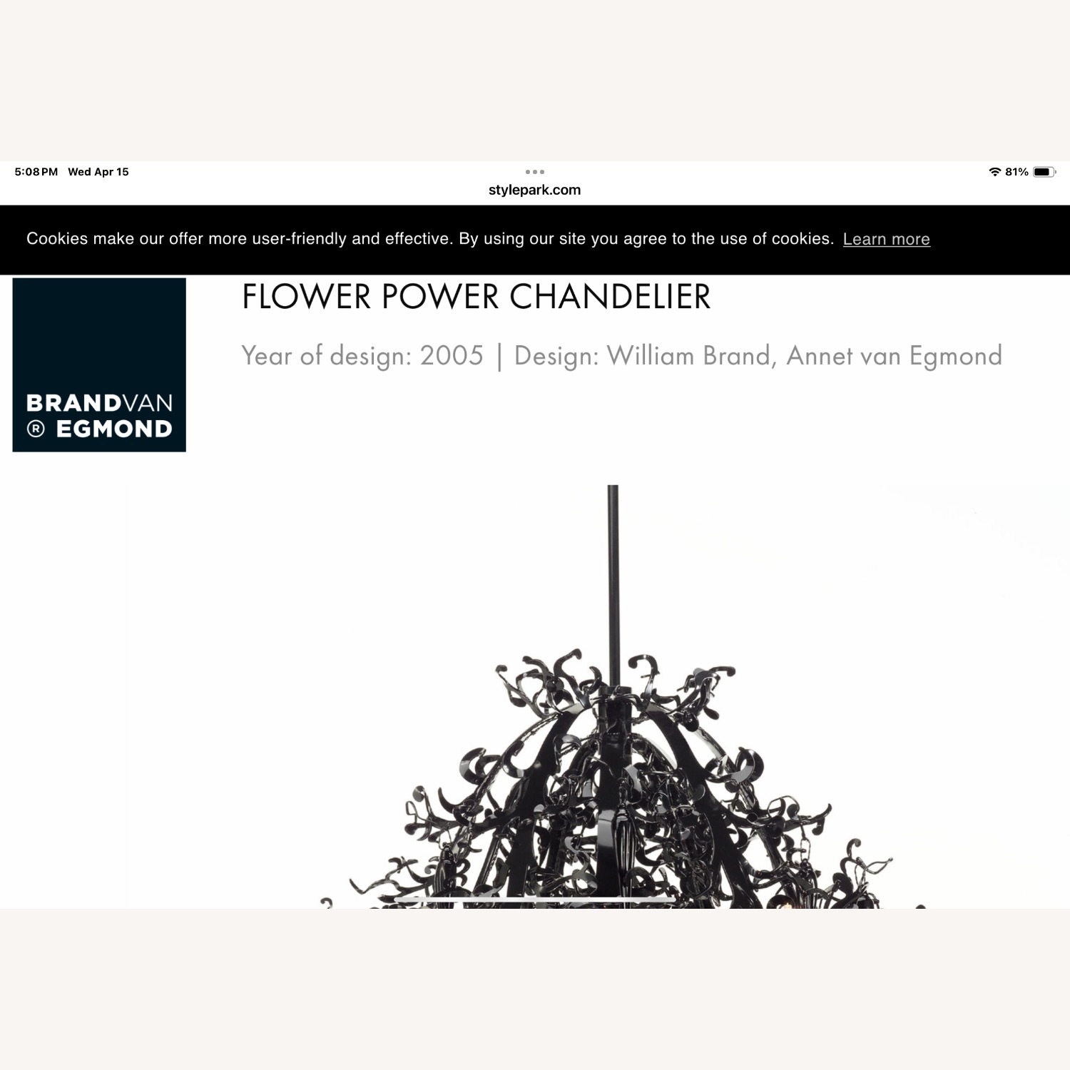 Brand Van Edmond Chandelier - Polished Nickel  - image-12